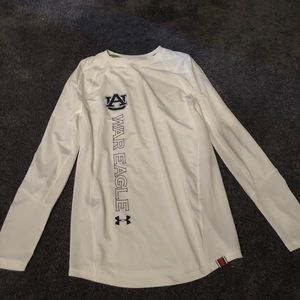 white under armor auburn long sleeve
